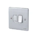 Ultimate Low profile, switched fused connection, chrome