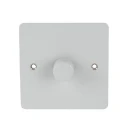 Ultimate Flat Plate dimmer switch 400W/VA, 1gang, 2way, main & LV,