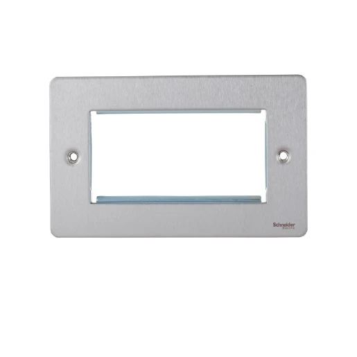 Ultimate Front Plate 2-Gang 4-Module Screw Fixing