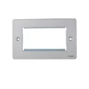 Ultimate Front Plate 2-Gang 4-Module Screw Fixing