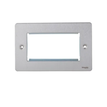 Ultimate Front Plate 2-Gang 4-Module Screw Fixing