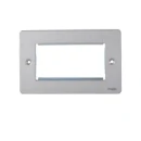 Ultimate Front Plate 2-Gang 4-Module Screw Fixing