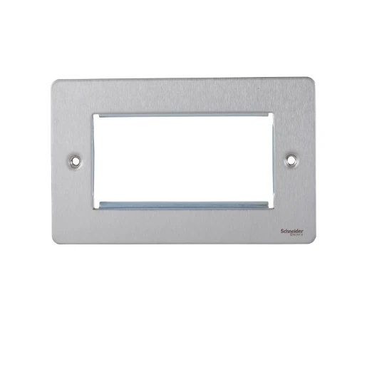 Ultimate Front Plate 2-Gang 4-Module Screw Fixing