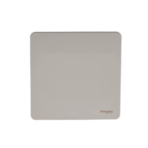 Ultimate, blank plate, 1 gang, polished chrome