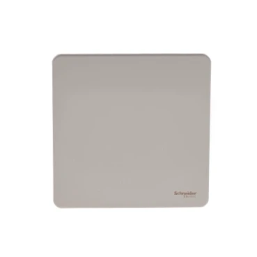 Ultimate, blank plate, 1 gang, polished chrome