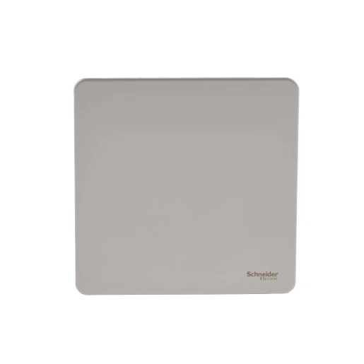 Ultimate, blank plate, 1 gang, polished chrome