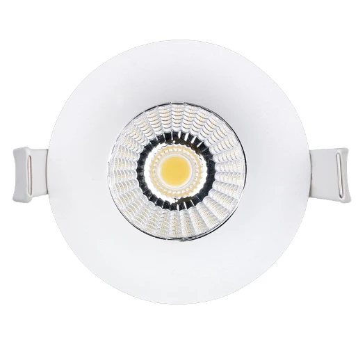Downlight LED Fixed Baffled Integrated 7W 240V 10mm White Dim 4000K