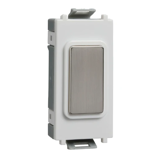 Ultimate Grid system, electronic dimmer, 2-way retractive, stainless s
