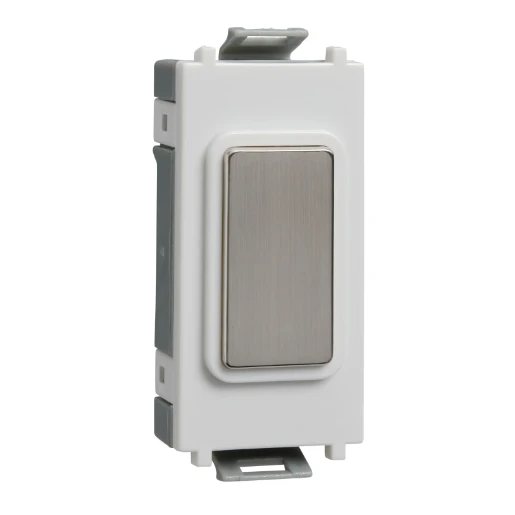 Ultimate Grid system, electronic dimmer, 2-way retractive, stainless s