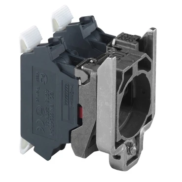 Harmony XB4 Single Contact Block with Body/Fixing Collar 2NC Spring Clamp Terminal