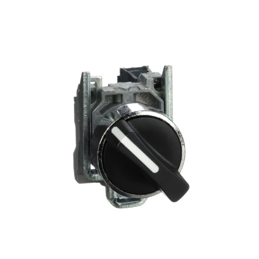 Black Selector Switch 22 2-Position Stay Put 1NO 600V