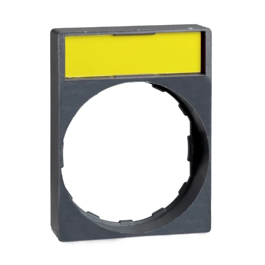 Legend holder 30x40mm with legend 8x27mm unmarked