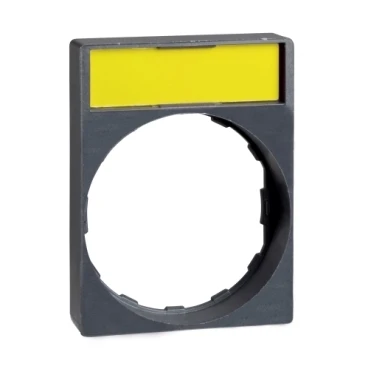 Legend holder 30x40mm with legend 8x27mm unmarked