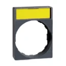 Legend holder 30x40mm with legend 8x27mm unmarked