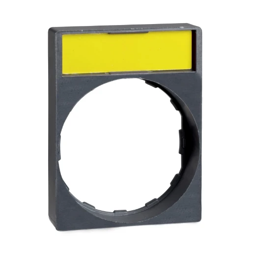 Legend holder 30x40mm with legend 8x27mm unmarked