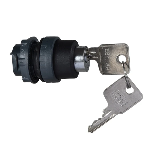 Knurled pushbutton head Ø22 push-turn release without cap