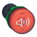 Illuminated Red Buzzer 24V Ac/Dc