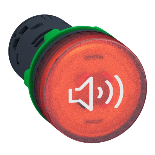 Illuminated Red Buzzer 24V Ac/Dc