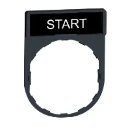 Harmony Legend/Legend Holder 30x40mm with START Marking Red/Black