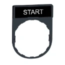 Harmony Legend/Legend Holder 30x40mm with START Marking Red/Black
