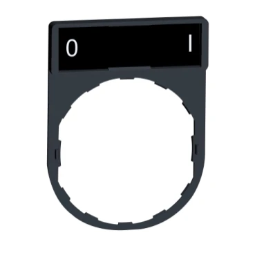Harmony Legend/Legend Holder 30x40mm with O-I Marking Red/Black