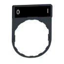 Harmony Legend/Legend Holder 30x40mm with O-I Marking Red/Black