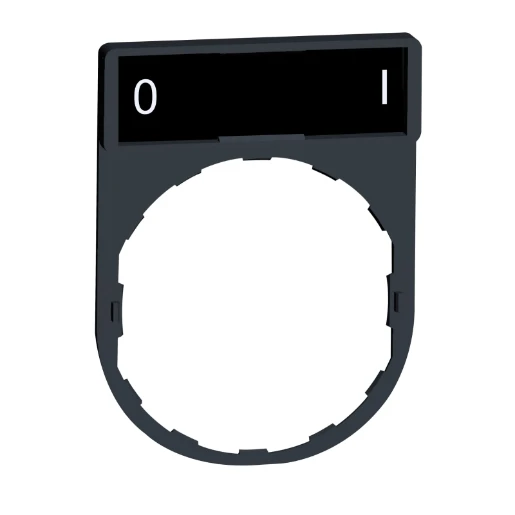Harmony Legend/Legend Holder 30x40mm with O-I Marking Red/Black