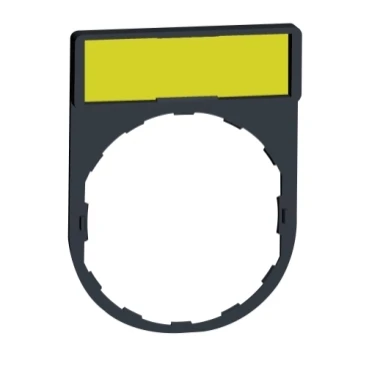 Harmony Legend/Legend Holder 30x40mm Unmarked White/Yellow