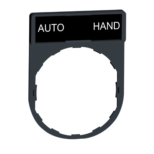Harmony Legend/Legend Holder 30x40mm With AUTO-HAND Marking Red/Black