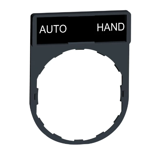 Harmony Legend/Legend Holder 30x40mm With AUTO-HAND Marking Red/Black