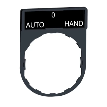 Harmony Legend/Legend Holder 30x40mm With AUTO-O-HAND Marking Red/Black