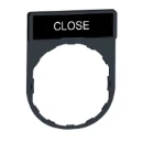 Legend Holder 30x40mm with Legend 8x27mm Withmarking Close