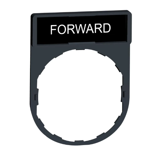 Harmony Legend/Legend Holder 30x40mm with FORWARD Marking Red/Black