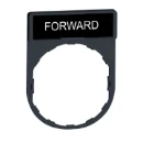 Harmony Legend/Legend Holder 30x40mm with FORWARD Marking Red/Black