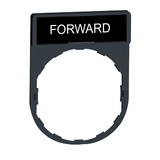 Harmony Legend/Legend Holder 30x40mm with FORWARD Marking Red/Black