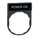 Harmony Legend/Legend Holder 30x40mm with POWER ON Marking Red/Black