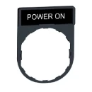 Harmony Legend/Legend Holder 30x40mm with POWER ON Marking Red/Black