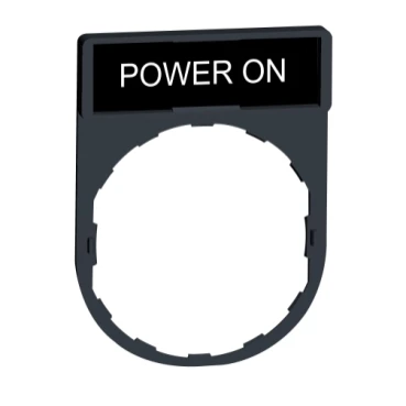 Harmony Legend/Legend Holder 30x40mm with POWER ON Marking Red/Black