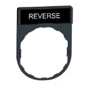 Harmony Legend/Legend Holder 30x40mm with REVERSE Marking Red/Black