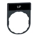 Harmony Legend/Legend Holder 30x40mm with UP Marking Red/Black