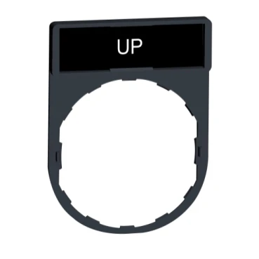 Harmony Legend/Legend Holder 30x40mm with UP Marking Red/Black