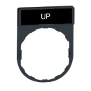 Harmony Legend/Legend Holder 30x40mm with UP Marking Red/Black
