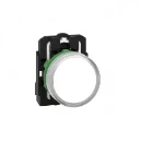 White Complete Pilot Light 22 Plain Lens with Integral LED 230-240V