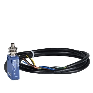 OsiSense XCMD Snap Action Limit Switch Metal End Plunger 1NC+1NO M12