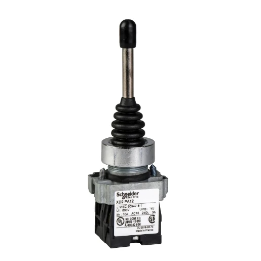 Complete joystick controller, Ø22, 4 directions, 1 NO per direction
