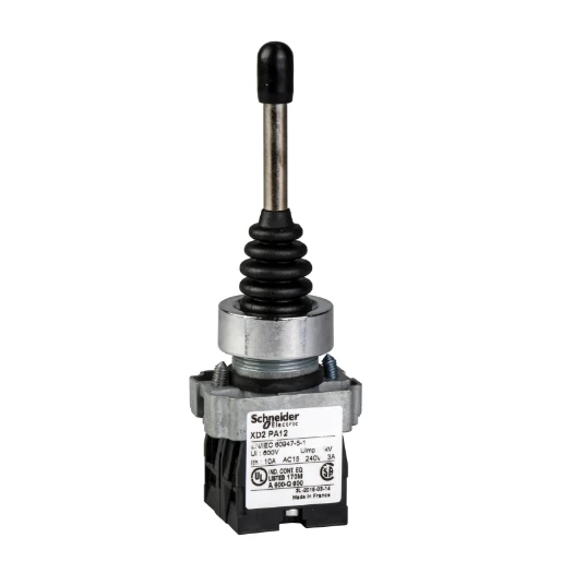 Complete joystick controller, Ø22, 4 directions, 1 NO per direction