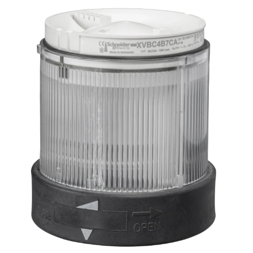 70mm Illuminated Unit Steady Clear IP65 24V