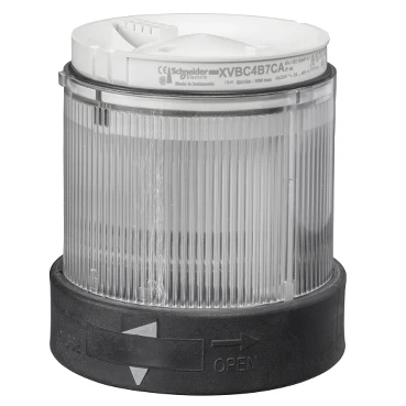 70mm Illuminated Unit Steady Clear IP65 24V