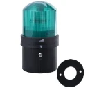 Ø 70mm tower light, steady, green, IP65, 24 V