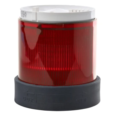 Lens Unit Illuminated Steady Light 250V Red